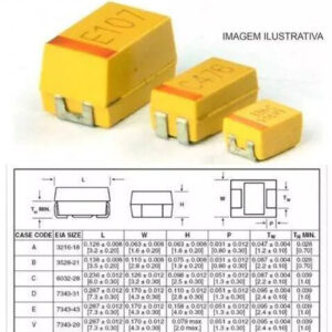 CAPACITOR DE TANTALO SMD