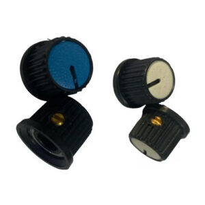 KNOB PLÁSTICO C/ PARAFUSO - PRETO - KN017