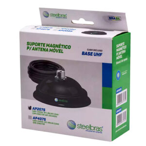 AP 2075 - SUPORTE MAGNETICO P/ ANT. MOVEL C/ CONECTOR
