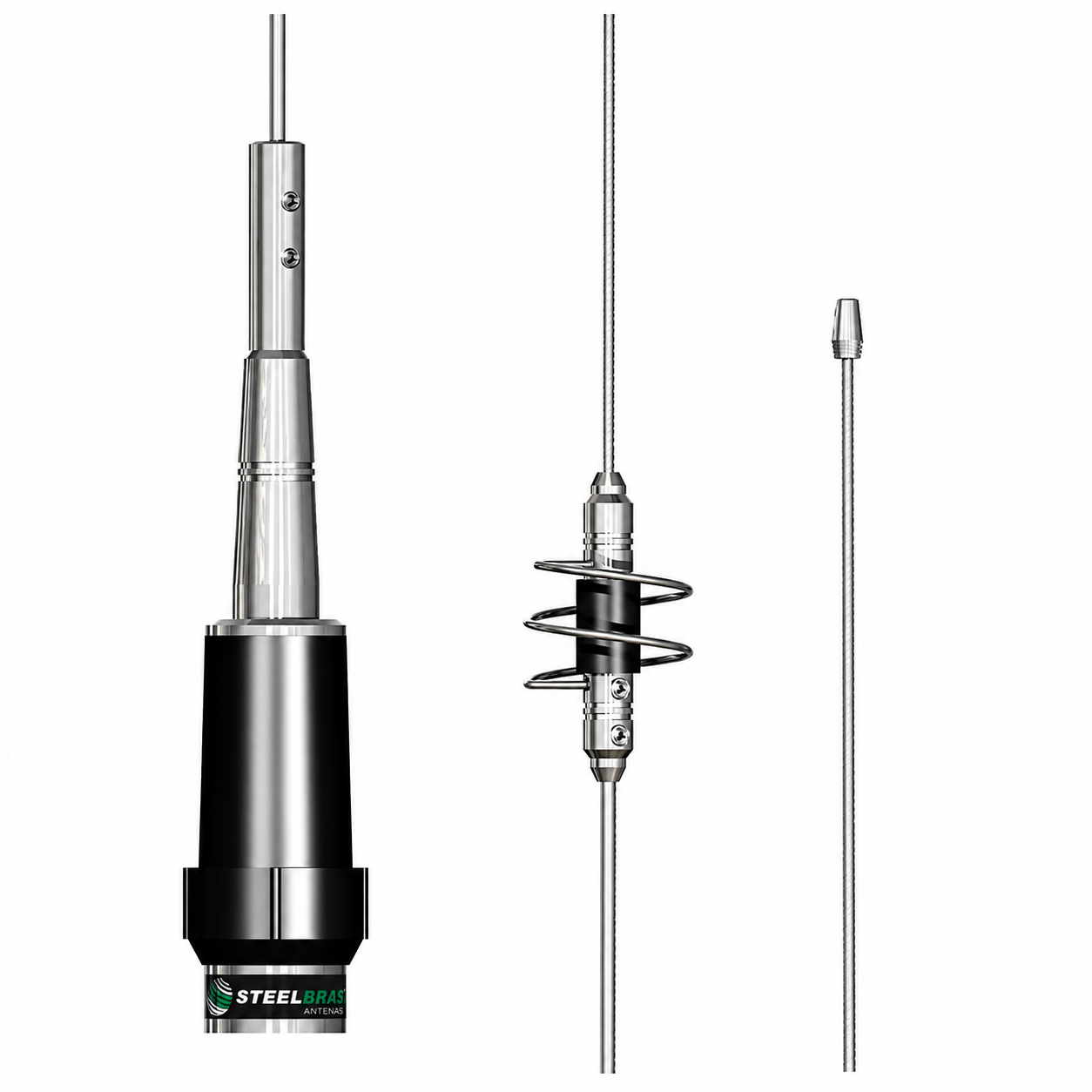 AP 0191 - ANTENA MOVEL DUAL BAND 3/8 VHF - 2X5/8 UHF