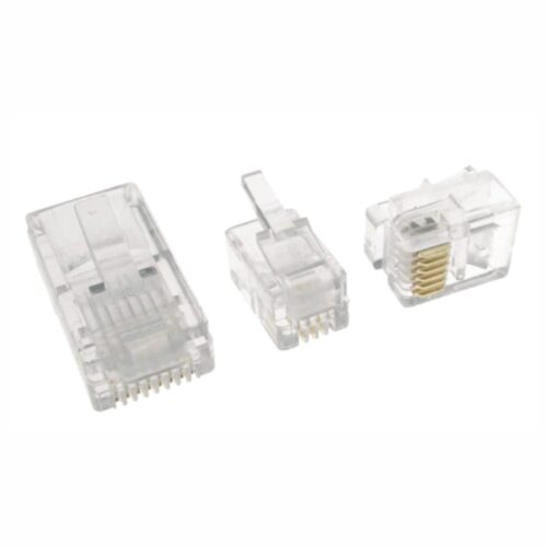 CONECTORES TELECOM DE REDE MODULAR PLUG – SERIE